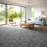 Modern Collective Greco 500 x 500mm Grey Square Carpet Tiles