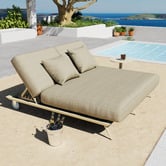 Modern Collective Bailar Aluminium Alloy Double Sun Lounge