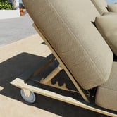 Modern Collective Bailar Aluminium Alloy Double Sun Lounge
