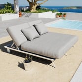 Modern Collective Bailar Aluminium Alloy Double Sun Lounge