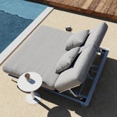 Modern Collective Bailar Aluminium Alloy Double Sun Lounge