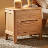 Modern Collective Portillo Oak Wood Bedside Table