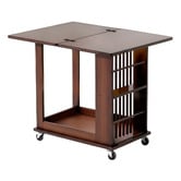 Modern Collective Maeve Foldable Bamboo Kitchen Trolley