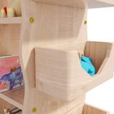Modern Collective Kids' Ryuan Rubberwood Rotating Bookcase