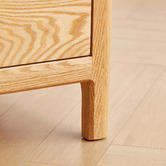 Modern Collective Maren American Oak Wood Bedside Table