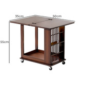 Modern Collective Maeve Foldable Bamboo Kitchen Trolley