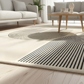 Modern Collective Livia Curved Arc Line Rug