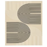 Modern Collective Livia Curved Arc Line Rug