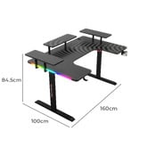 Modern Collective Cortez RGB Gaming Desk