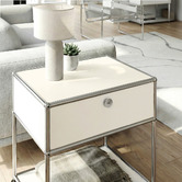 Modern Collective Murphy Steel Bedside Table