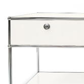 Modern Collective Murphy Steel Bedside Table