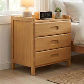 Modern Collective Bianca Bamboo Bedside Table