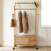 Modern Collective Luca Bamboo Clothing Rack