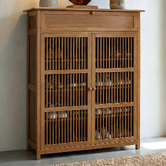 Modern Collective Ollie 2 Door Bamboo Shoe Storage Cabinet