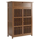 Modern Collective Ollie 2 Door Bamboo Shoe Storage Cabinet