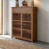 Modern Collective Ollie 2 Door Bamboo Shoe Storage Cabinet