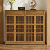 Modern Collective Ollie 4 Door Bamboo Shoe Storage Cabinet