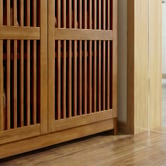 Modern Collective Ollie 4 Door Bamboo Shoe Storage Cabinet
