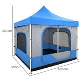 Modern Collective 3m Colbie Camping Cube &amp; Canopy Tent Set