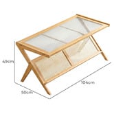 Modern Collective Asher Bamboo Coffee Table