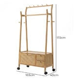 Modern Collective Luca Bamboo Clothing Rack