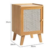 Modern Collective Oonagh Bamboo Bedside Table