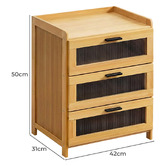Modern Collective Bettina Bamboo Bedside Table
