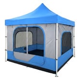Modern Collective 3m Colbie Camping Cube &amp; Canopy Tent Set