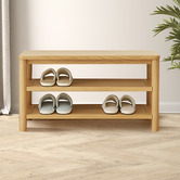 Modern Collective Lulu Oak Wood Shoe Storage Bench