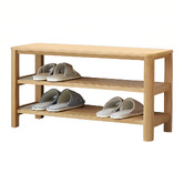 Modern Collective Lulu Oak Wood Shoe Storage Bench