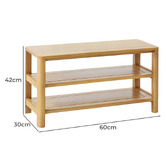 Modern Collective Lulu Oak Wood Shoe Storage Bench
