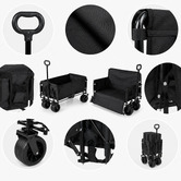 Modern Collective Noa Outdoor Foldable Wagon Cart
