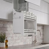 Modern Collective Colby Stainless Steel Pull-Down Dish Rack