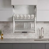 Modern Collective Colby Stainless Steel Pull-Down Dish Rack