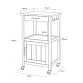 Modern Collective Lili Kitchen Island Trolley