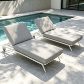Modern Collective Bailar Aluminium Alloy Single Sun Lounge