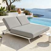 Modern Collective Bailar Aluminium Alloy Double Sun Lounge