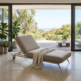Modern Collective Bailar Aluminium Alloy Single Sun Lounge