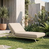 Modern Collective Bailar Aluminium Alloy Single Sun Lounge