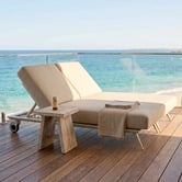 Modern Collective Bailar Aluminium Alloy Double Sun Lounge