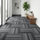Modern Collective Greco 500 x 500mm Grey Square Carpet Tiles