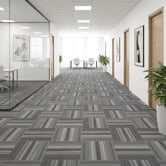 Modern Collective Greco 500 x 500mm Grey Square Carpet Tiles