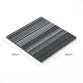 Modern Collective Greco 500 x 500mm Grey Square Carpet Tiles