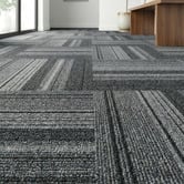 Modern Collective Greco 500 x 500mm Grey Square Carpet Tiles