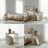 Modern Collective Eden Iron Cube Side Table