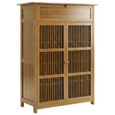 Modern Collective Ollie 2 Door Bamboo Shoe Storage Cabinet