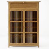 Modern Collective Ollie 2 Door Bamboo Shoe Storage Cabinet