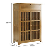 Modern Collective Ollie 2 Door Bamboo Shoe Storage Cabinet