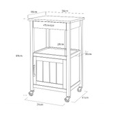 Modern Collective Lili Kitchen Island Trolley