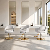 Modern Collective Jared Faux Leather Salon Chair